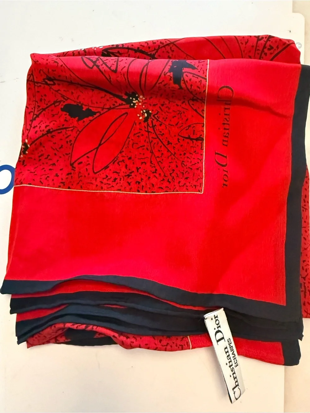 Dior vibrant red